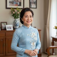 Bà Vương Thị - Mẹ cô dâu Mai