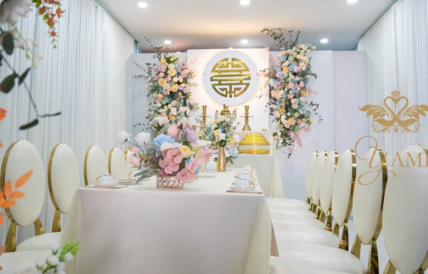 trang trí lễ gia tiên - yame wedding