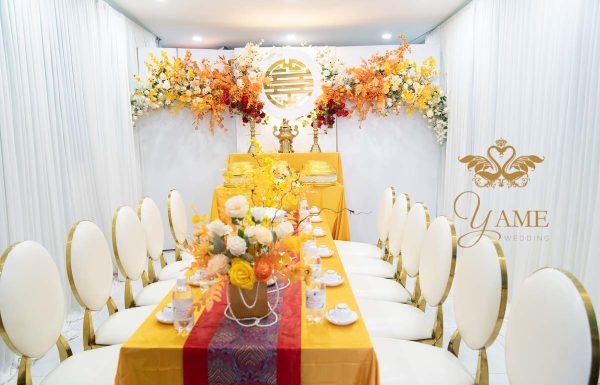 trang trí gia tiên đám cưới