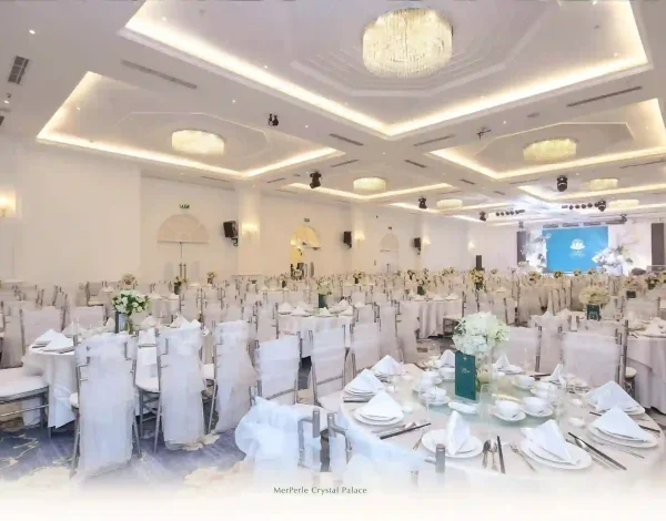 Nhà hàng tiệc cưới. Listing Category Nhà hàng tiệc cưới MerPerle Crystal Palace Nguyễn Lương Bằng – giá từ 4,9 triệu/bàn Nhà hàng tiệc cưới Crystal Place