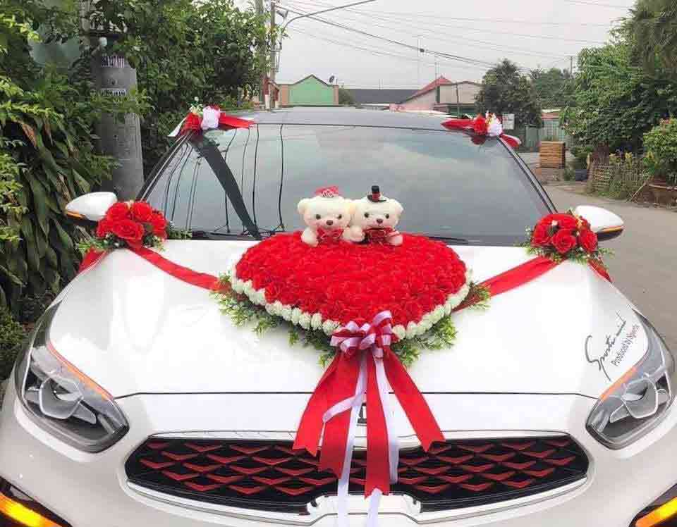 xe hoa trắng