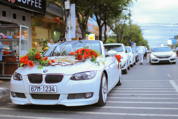 xe hoa đám cưới