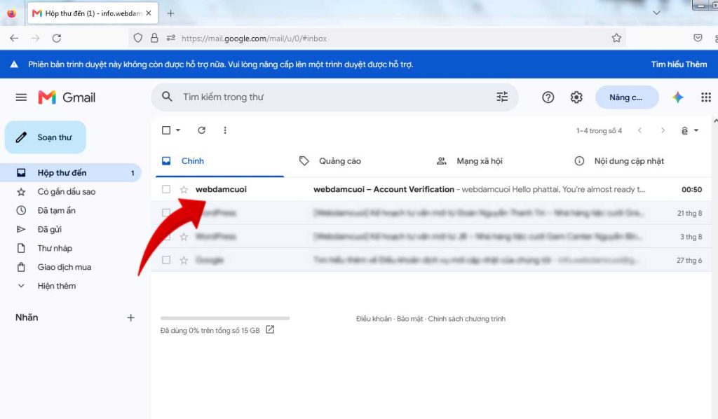 Hướng dẫn tạo tài khoản trên webdamcuoi.net